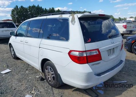 2007 Honda Odyssey Ex-L from USA, damaged, VIN 5FNRL387X7B087323